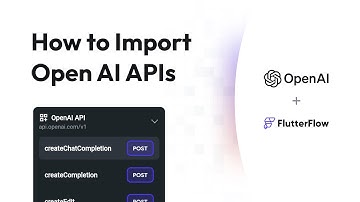 How to Import Open AI APIs into FlutterFlow (with GPT-4 with Vision Demo)