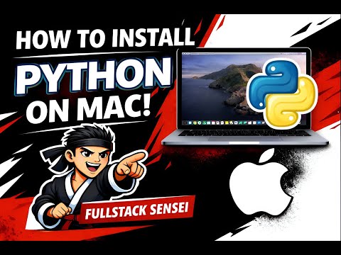 How to install Python on macOS/Mac Mini/MacBook (Step by Step Guide) | Fullstack Sensei