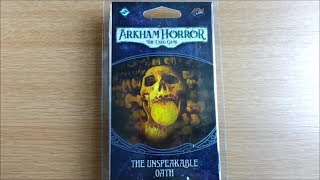 The Unspeakable Oath Unboxing [Player Card Spoilers] Arkham Horror LCG Card Game - Arkham Chronicle