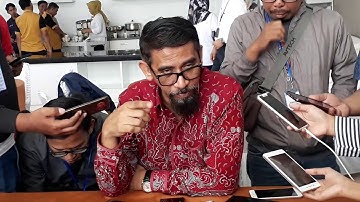Konferensi Pers Direktur Utama PT Pelindo IV (Persero),  DR. H. FARID PADANG, ST, MM