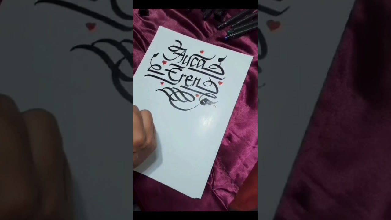 KALİGRAFİ GÜZEL YAZI HIZLANDIRILMIŞ GEÇMİŞ 