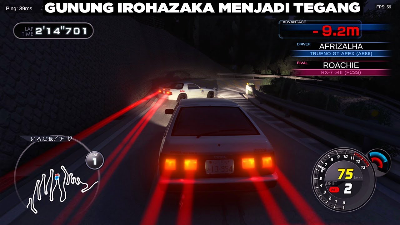 initial d game pc  2022 New  Takumi Terbawa Emosi Di Dalam Video Ini (ง ͡❛ ᴗ ͡❛)ง | Initial D Versi PC