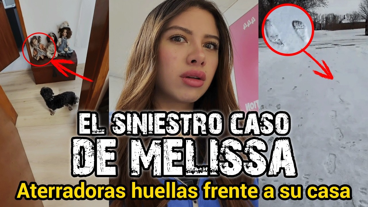 ATERRADORAS HUELLAS FRENTE A SU CASA | EL SINIESTRO CASO MELISSA