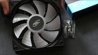 Deepcool Case Fan RF 120 W DP-FLED-RF120-WH  testing review