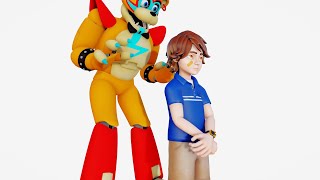 MMD X FNAF SECURITY BREACH Gregory Doesn't Like to be Tickled!!!