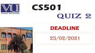 Cs501 Quiz 2 solution 2021|| Cs501(Advance Computer Architecture) quiz 2 solution feb 2021