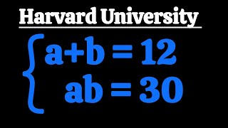 Solving a 'Harvard' University Entrance Exam Question | Math Olympiad Mathematics 