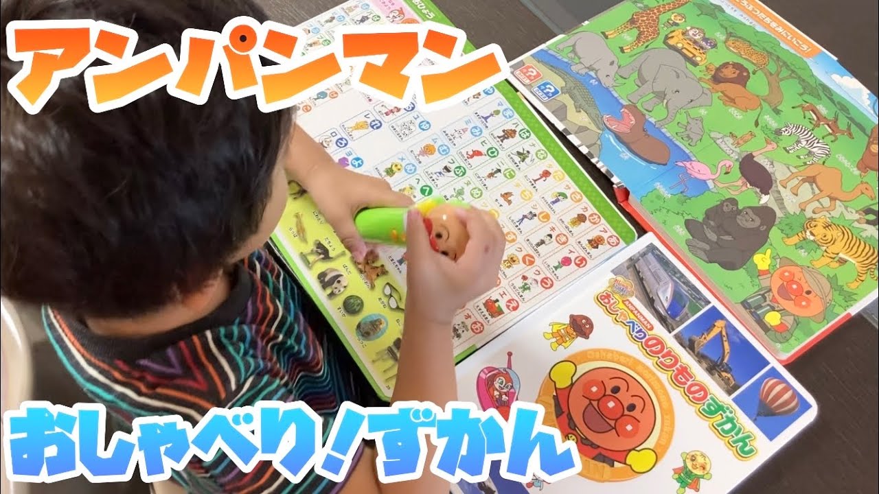 アンパンマン！おしゃべりずかんで遊んだよ！ことばずかん！たっくんちゃんねる
