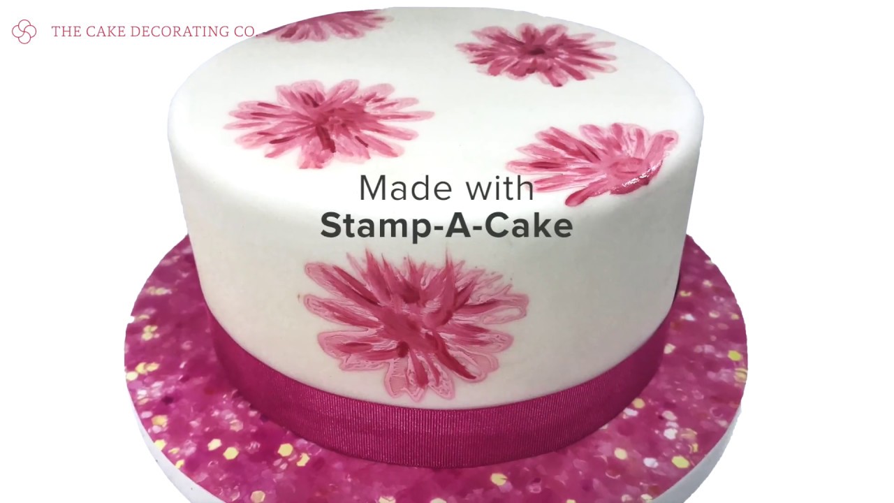 StampACake Food Grade Stamping for Cakes YouTube