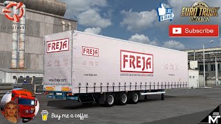 Euro Truck Simulator 2 1.48 Trailer Van Hool Mega And Scania Megamod By Modstrade Dlcs & Mods