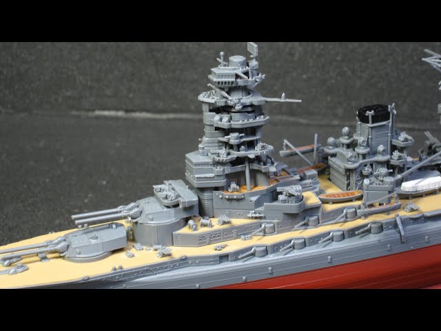 フジミ製・艦NEXT1/700 戦艦「長門」 塗装済み完成品 フジミ 艦NEXT 1/700 日本海軍戦艦 長門 昭和19年/捷一号作戦 未
