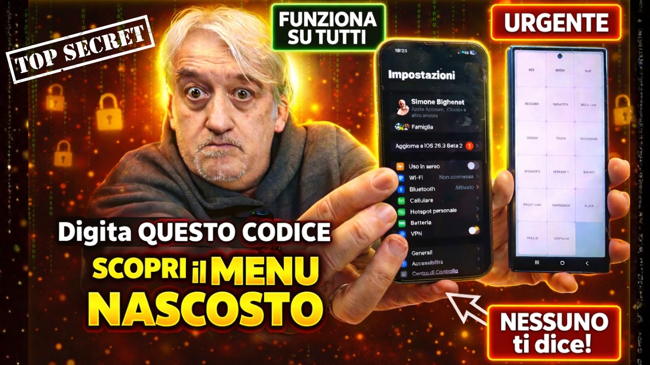 Digita QUESTO CODICE ti APRE un MENU NASCOSTO sul tuo TELEFONO! (che NESSUNO ti DICE)