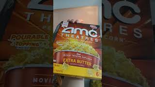 AMC Extra Butter Microwave Popcorn 🧈 😋🍿