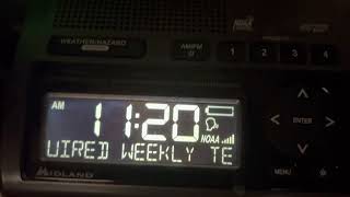 (Live voice) EAS Required Weekly Test on NOAA Radios (8/4/2022) EAS #166 (FIXED WR-100 RWT)