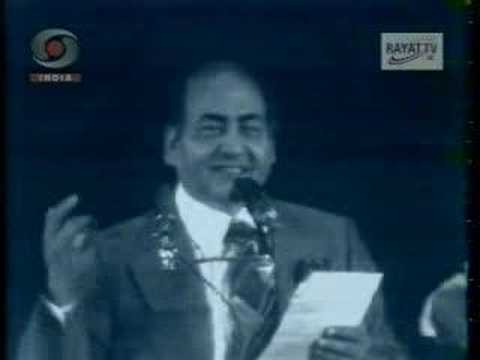 Mohd. Rafi - Live Video - Kya Hua Tera Vaada - YouTube