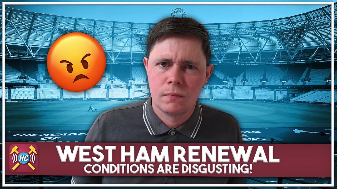 West Ham Uniteds season ticket renewal conditions are disgusting!!!