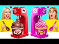 Desafío Comida de Chicle vs de Chocolate | Recetas de Cocina Sabrosas de Choco DO