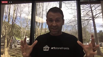 What are art storefronts?