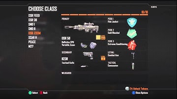 Black Ops 2 Class Setup