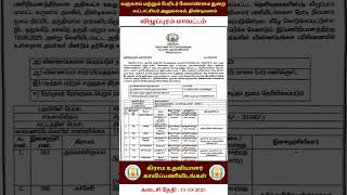 Viluppuram RDM Recruitment 2025–Village Assistant Posts #tngovtjobs #gktoday #villupuram #tindivanam