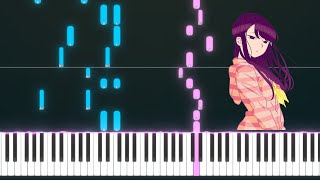 Ao 100-iro | Komi-san wa, Comyushou desu. 2nd Season OP PIANO TUTORIAL (Sheet in the description) Resimi