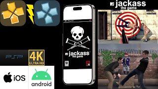 PPSSPP GOLD vs PPSSPP COMPARISON - PSP emulator - 4K iOS iPhone Pro Max Android - Jackass: The Game