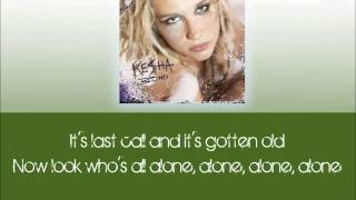 Kesha - Blind (Lyrics)