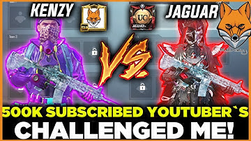 500K YOUTUBER CHALLENGED ME  🔥 JAGUAR VS 🔥PUBG MOBILE SAMSUNG,A7,J7,S5,S6,S7,59,A10,A20,A30,A50