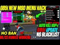 FREE FIRE AIM KILL MOD MENU OB51 FF HACK FULL ANTIBAN NEW SETUP VIDEO NO BAN NO BLACKLIST FULL SAFE