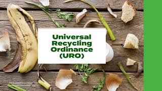URO Organics Diversion Requirements