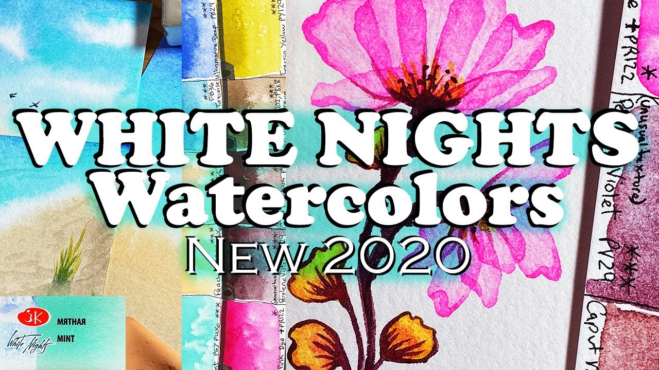 White Nights Watercolor Lightfast Test Art Supply Review Color Chart S