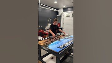 De grootste metalen print die ik ooit heb gemaakt