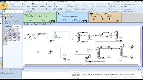 Simulate Drying Oil Production process using ASPEN HYSYS