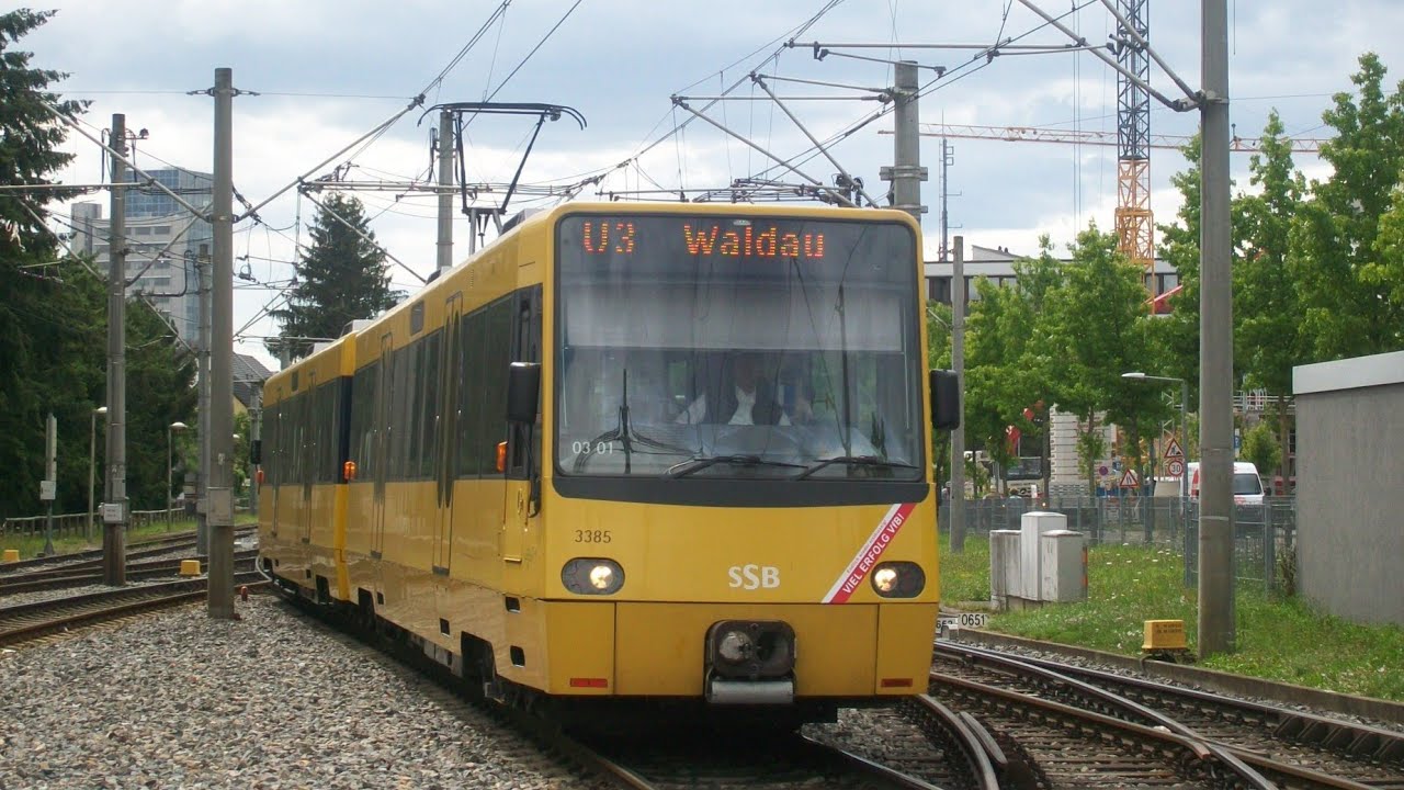Die U3 zur Waldau | Stadtbahn Stuttgart - YouTube