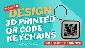 3D Printer Project Ideas_ QR Code Keychain