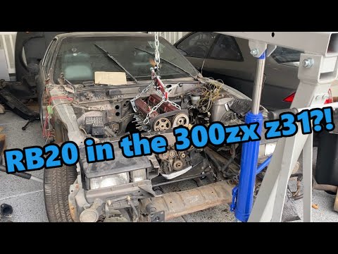 RB20 in the 300zx?! 300zx z31 RB20 swap (Part 13) - YouTube