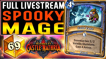 ⭐ SPOOKY MAGE! Murder at Castle Nathria - Hearthstone