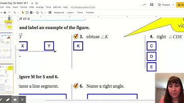 Video Directions- Using Google Slides tools to draw lines and angles