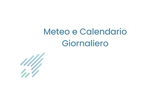 1| Meteo e Calendario Giornaliero screenshot 2