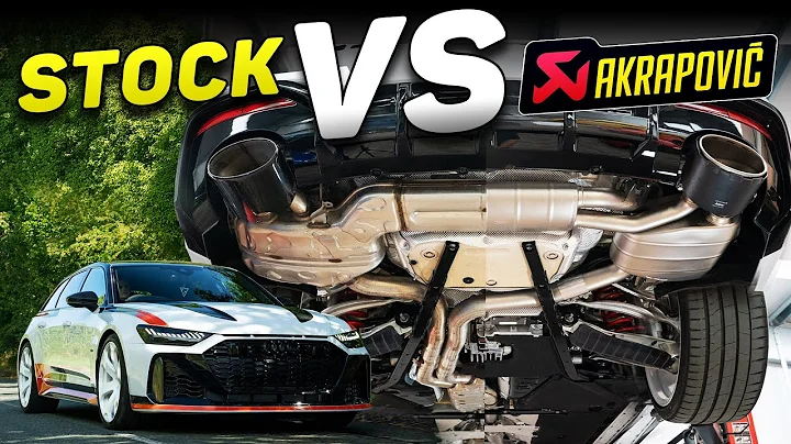 Stock VS Akrapovic Titanium Exhaust Sound Comparison - Audi RS6 GT (C8) - Is it worth £10,000?
