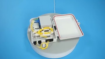 16 Port FTTH Distribution Box for insert-type splitter, 24 Splices