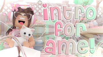 Roblox GFX INTRO for @ameliaaaaaaa2 !! (commissions) || Floraliiq