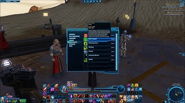 SWTOR 5.1 Companion Bar and Abilities Tab Bugs