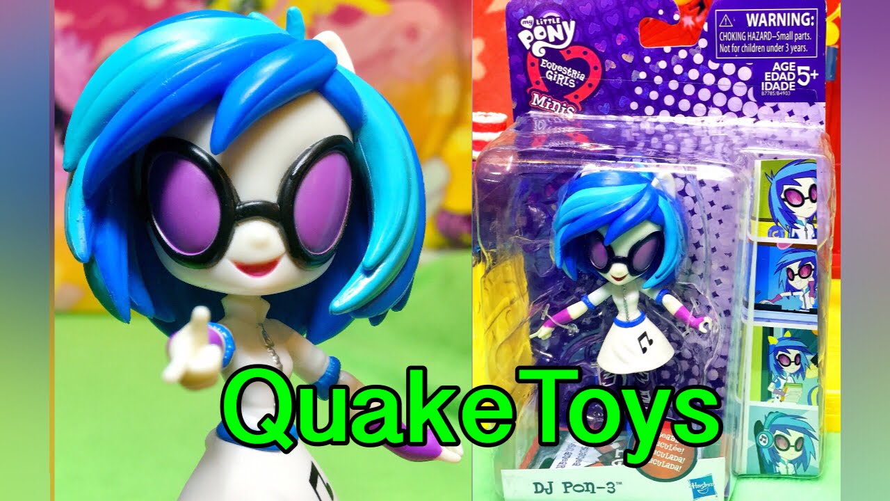 My Little Pony Equestria Girls Minis Dj Pon-3 Pon3 Mlp Zapcode Quaketoys -  Youtube