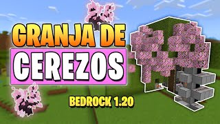 GRANJA DE CEREZOS para MINECRAFT BEDROCK 1.20