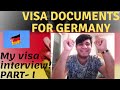 Visa Documents and Process for Germany Explained! | Germany Student Visa | Manan Raj Sharma