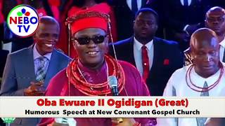 Humorous King/Oba Ewuare II Storms A Church Service In Benin City
