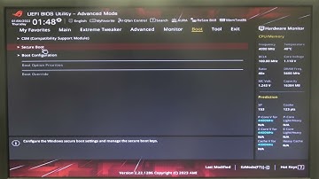 How To Change Secure Boot Mode IN Asus Rog Maximus Z790 Motherboard