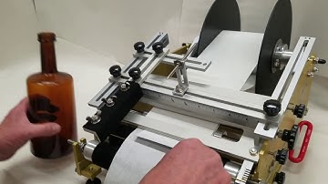 RACE 7301 RLTC-SP-  Reversed Taper Spirits Bottle- Front and Back