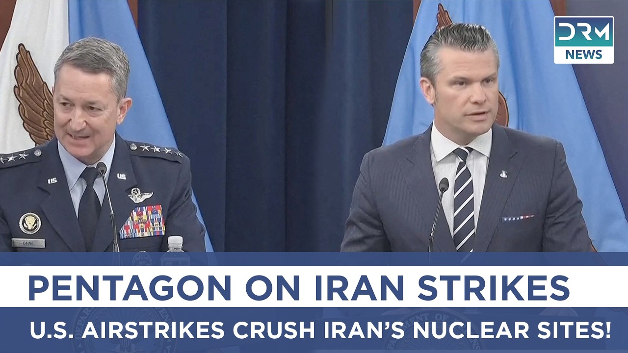 FULL REMARKS: US Defense Sec Hegseth & Air Force Chief Brief Press on Iran Strikes | AH1G